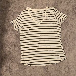 Black and white stripped shirt